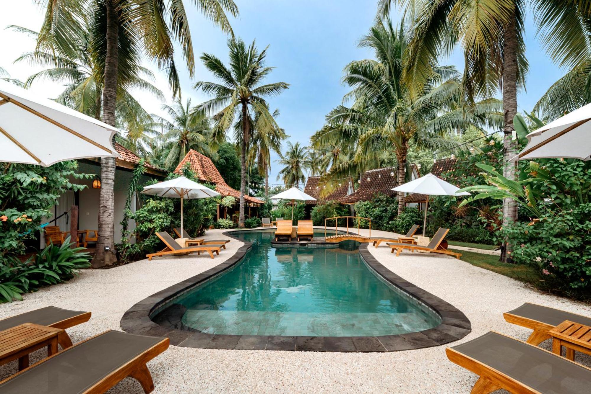 Coconut Garden Resort Gili Trawangan Eksteriør bilde